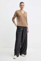 Weekend Max Mara sweter wełniany FIOCCHI 2525366042600 zielony AW25