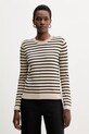 Πουλόβερ με μετάξι Weekend Max Mara SICILIA λεπτό μπεζ 2525366082600