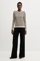 Πουλόβερ με μετάξι Weekend Max Mara SICILIA 2525366082600 μπεζ AW25