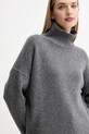Weekend Max Mara sweter wełniany BORGIA szary 2525366112600