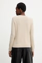 Odzież Weekend Max Mara sweter z wełną NITRA 2525366292600 beżowy