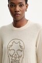 Светр з кашеміру ZADIG&VOLTAIRE бежевий KWSW02805