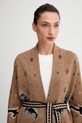 Vuneni kardigan ZADIG&VOLTAIRE KWCA01638 smeđa