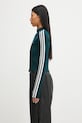 adidas Originals kardigan Slim Knit Tt JY2599 zielony AW25