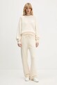 adidas Originals sweter z domieszką wełny Knitted Sweater KF2339 beżowy AW25