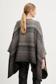Odzież Missoni poncho wełniane MA80WODA420 brązowy