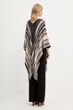 Odzież Missoni poncho z wełną 9P4EWMDA232 brązowy