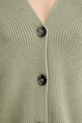 Bavlněný kardigan Marc O'Polo 506605961069 zelená