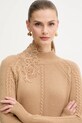 Ermanno Scervino pulover din amestec de lână maro D474M503APNJG