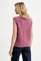 Odzież American Vintage kamizelka z dodatkiem wełny EAST19MM różowy
