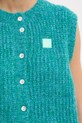 American Vintage kamizelka z dodatkiem wełny EAST19MM turkusowy