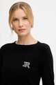 Ermanno Scervino sweter czarny 57TM047EP2