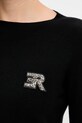 Ermanno Scervino sweter 57TM047EP2 czarny