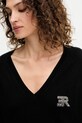 Ermanno Scervino pulover de lână negru 57TM055E52