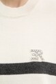 Ermanno Scervino sweter wełniany 57TM066EA5AP beżowy