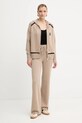 Ermanno Scervino bluza wełniana 57TN037E54 beżowy AW25