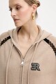 Ermanno Scervino bluza wełniana beżowy 57TN037E54