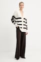 Ermanno Scervino kardigán gyapjú keverékből 57TN044EA5 bézs AW25