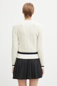 Odzież Lacoste sweter z dodatkiem wełny AF4159 beżowy