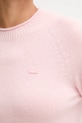 Lacoste sweter wełniany AF4160 różowy