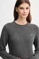 Вълнен пуловер Lacoste сив AF4160