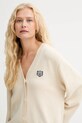 Kenzo cardigan de lână bej FF62CA7123LI