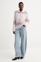 Kenzo kardigan z wełną FF62CA7043CG różowy AW25