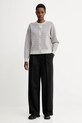 Kenzo kardigan z dodatkiem wełny FF62CA7033CQ szary AW25