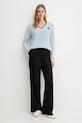 Dkny pulover de bumbac DJ5R0730 albastru AW25