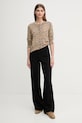 Dkny cardigan DJ5R0648 bej AW25