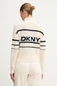 Dkny kardigan pozostałe beżowy DP5R0756