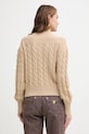 Odzież Guess sweter z dodatkiem wełny ELSA W5BR30.Z1192 beżowy