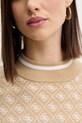 Guess sweter z dodatkiem wełny AUBREY beżowy W5BR24.Z3JD2