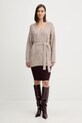 Πουλόβερ με προσθήκη μαλλιού Guess KIYOKA W5BR0P.Z4302 καφέ AW25
