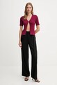 Dkny kardigan P52XAX02 bordowy AW25