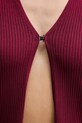 Dkny kardigan P52XAX02 bordowy