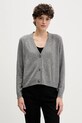 Sisley cardigan din amestec de lână melanj gri 102HM602Q