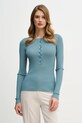 Sisley sweter pozostałe turkusowy 19EQM2024