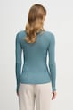 Odzież Sisley sweter 19EQM2024 turkusowy
