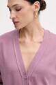Sisley cardigan din amestec de lână roz 1KHTM602P