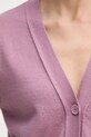 Sisley cardigan din amestec de lână 1KHTM602P roz
