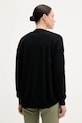 Îmbrăcăminte Sisley cardigan din amestec de lână 1KHTM602P negru