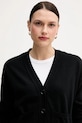 Sisley cardigan din amestec de lână negru 1KHTM602P