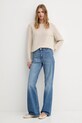 Joop! sweter z domieszką wełny 30047489 beżowy AW25