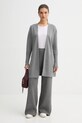 Joop! kardigan z domieszką jedwabiu 30048479 szary AW25