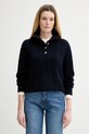 A.P.C. pulover de lână Pull Thea fixat bleumarin WVBCZ.F23426