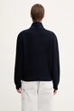 Odzież A.P.C. sweter wełniany Pull Thea WVBCZ.F23426 granatowy