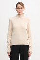 Colmar sweter z dodatkiem wełny golf beżowy 4300.3ZQ