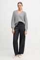 Marc Aurel sweter z domieszką wełny 8042.8000.82096 szary AW25