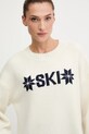 Helly Hansen sweter z dodatkiem wełny BLISS beżowy 54604